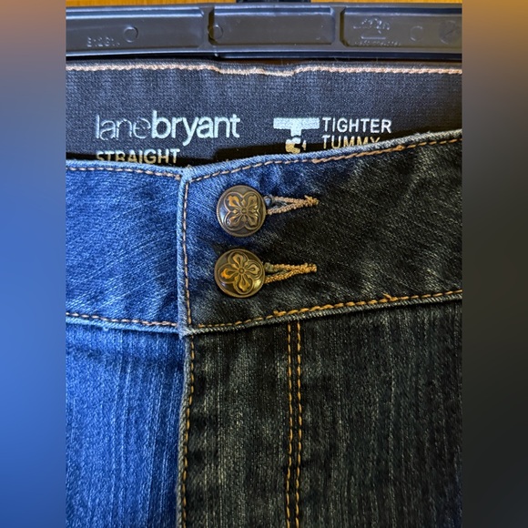 Lane Bryant Women’s Deep Blue Relaxed Jeans - Picture 2 of 7